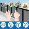 Durable Stair Safety Net 60 x 600 cm, No Drilling, Black view 4
