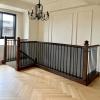Stair Safety Net 80 x 150 cm, Durable No-Drill Net with Nylon Rope, Black view 1