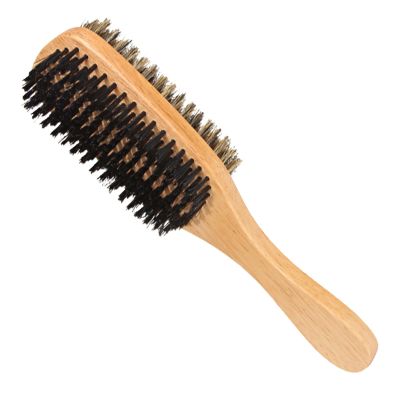 Yellow Beechwood and Bristle Beard Brush for Men