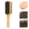 Yellow Beechwood and Bristle Beard Brush for Men view 2