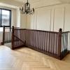 Stair Safety Net 95 x 300 cm, No-Drill, Brown view 1
