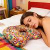 Piercing Pillow for Side Sleepers with Comfortable Ergonomic O-Shape view 3