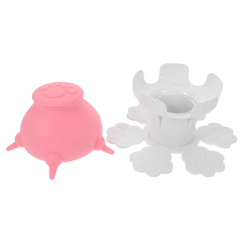 GARVALON Puppy Milk Dispenser and Kitten Milk Bottle, Height-Adjustable Lightweight Silicone, for Multiple Animals
