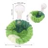 SIXRUN Cozy Budgie Nest, Warm Velvet Parrot Bed, Hammock with Suction Cup for Window or Outdoor (small) view 2