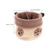 Hanging Diaper Organizer for Baby Crib, Plush Brown view 2