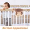 Hanging Diaper Organizer for Baby Crib, Plush Brown view 3