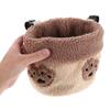 Hanging Diaper Organizer for Baby Crib, Plush Brown view 4