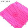 ibasenice 2-Pack Foot Massage Acupressure Mat, Large, Non-Slip, Durable Material, Pink, for Reflexology and Fatigue Relief, Portable for Home and view 3