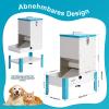 MUYIRTED 10L Automatic Pet Food Dispenser with Elevated Metal Bowl view 3