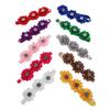TOGEVAL 10-Pack Adjustable Floral Dog Collars with Bows view 1