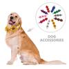 TOGEVAL 10-Pack Adjustable Floral Dog Collars with Bows view 3