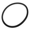24 x 1 3/8 37-540 PU Solid Rubber Wheelchair Rear Tire, Black view 1