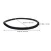 24 x 1 3/8 37-540 PU Solid Rubber Wheelchair Rear Tire, Black view 2