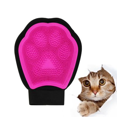 JUMPLAWN Creative Silicone Grooming Gloves for Dogs and Cats