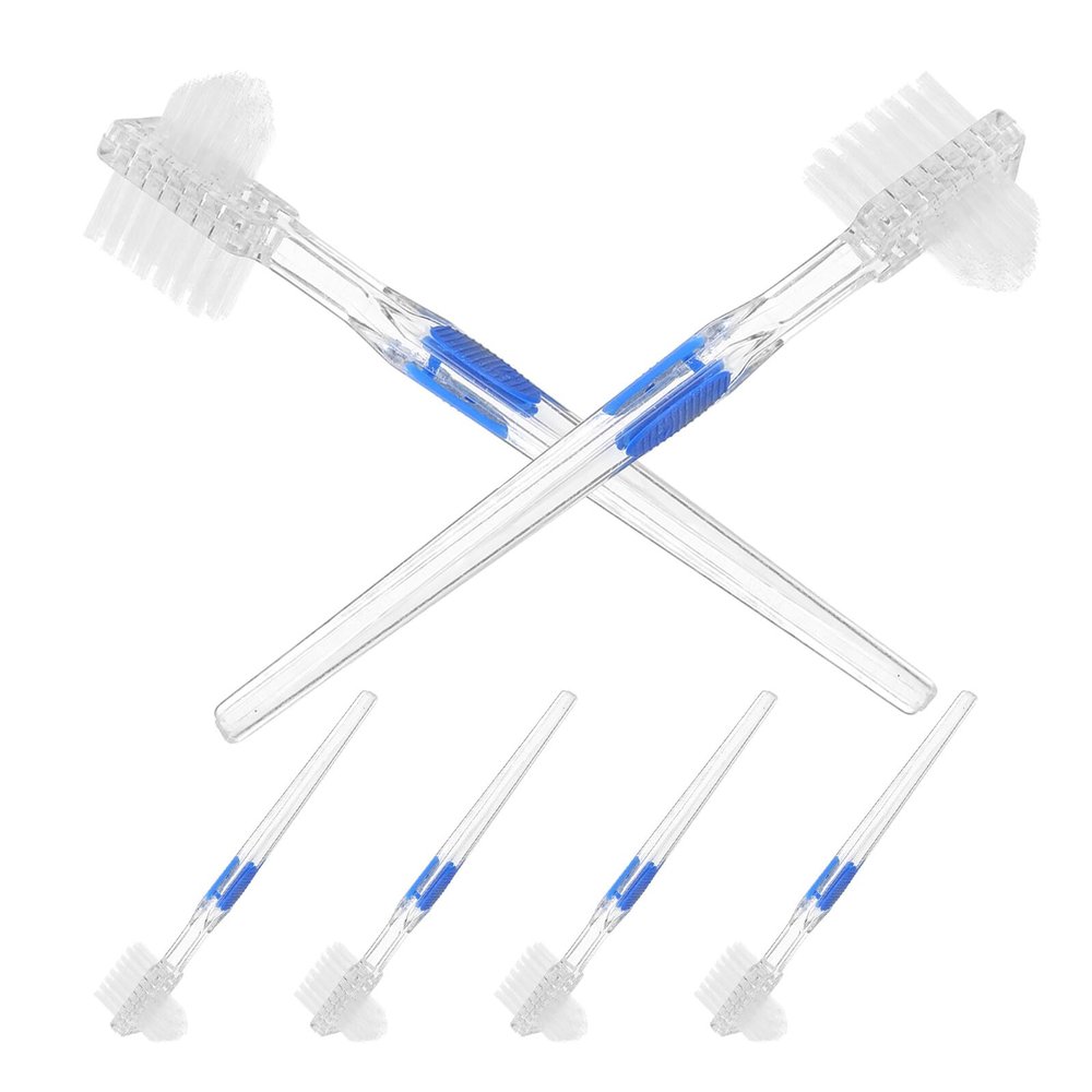 LALADEFIEE Denture Brushes, 6-Pack