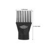 BAZEITFLOW 3-Piece Black Plastic Hair Dryer Comb Attachments view 2