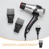 BAZEITFLOW 3-Piece Black Plastic Hair Dryer Comb Attachments view 4