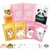 8 Sheet Face Masks for Kids with Animal Designs view 1