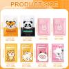 8 Sheet Face Masks for Kids with Animal Designs view 2