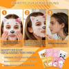 8 Sheet Face Masks for Kids with Animal Designs view 3