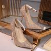 Women's Rhinestone Pumps with 13 cm Stiletto Heels view 3