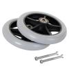 Universal Polyurethane Solid Front Wheel for Wheelchairs, 6-Inch White view 1