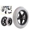 Universal Polyurethane Solid Front Wheel for Wheelchairs, 6-Inch White view 3