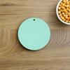 Parliky 2-Pack Silicone Pet Feeding Mats, Gray and Green, Non-Slip, Heat-Resistant, Food-Grade, Reusable view 4