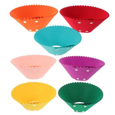 NOLITOY 7-Pack Adjustable Elizabethan Collars for Cats, Soft Post-Surgery Recovery Cones for Small to Medium Cats