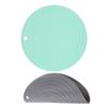 BESPORTBLE 2-Piece Non-Slip Silicone Feeding Mat Set for Dogs and Cats, Noise-Reducing, Microwave-Safe, Small Indoor and Outdoor Placemat view 1