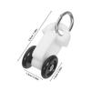 Low-Noise Curtain Track Rollers, 100-Pack with Guide Rollers view 2
