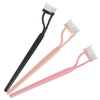 Alipis Stainless Steel Eyelash Comb and Separator with 3 Fine Teeth