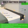 QOEUIUJ Bed Gap Filler and Mattress Extension, Removable Zipper Cover, Dark Blue, 150 x 5 x 20 cm view 3
