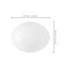 12 Artificial Plastic Bird Eggs, White, for Canaries view 2