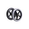 1/2 Pcs 6/7/8-Inch Replacement Wheels for Wheelchairs, Rollators, Walkers and Chairs, Solid Rubber Casters (2 Pcs, 7-Inch, Gray) view 1