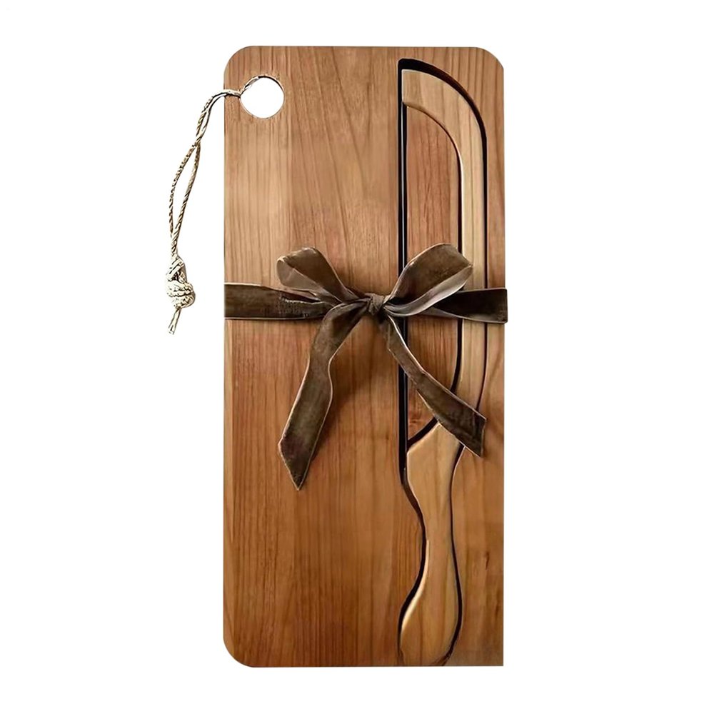 Portable Wooden Bread Slicer Board