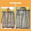 TOYANDONA Adjustable Bird Cage Net, Durable Nylon, Breathable Dust-Protection Cover for Parrot, Cockatiel, and Budgie Cages, Washable Protective Skirt view 3
