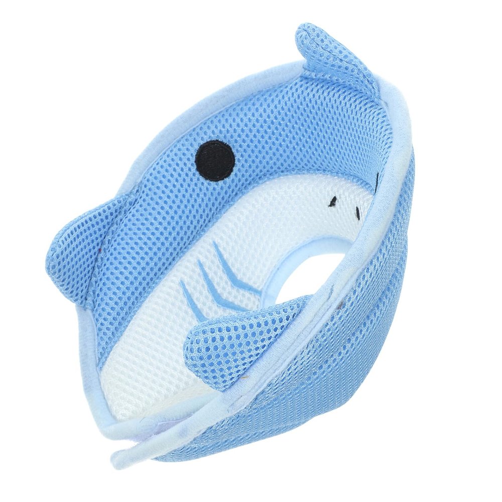 DIKACA Adjustable Soft Shark-Style Dog Collar for Cats and Small Dogs, Anti-Lick Protective Collar After Surgery and Injuries, Breathable, Lightweight, Washable