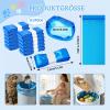Kuvarix Diaper Pail Refill Film, 12 Cat Litter Bags, 4.5 m, Blue view 2