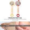 GALPADA 2-Piece Foot Brush Set with Stainless Steel Foot File and Scrubber view 3