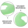 NOLITOY Silicone Face-Opening Pillow for Spas and Salons, Non-Slip Green Neck Support view 3