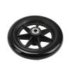 6/8-Inch Front Wheels with Smooth Solid Rubber Tires, Replacement Parts for Wheelchairs (Gray, 8 Inch) view 2