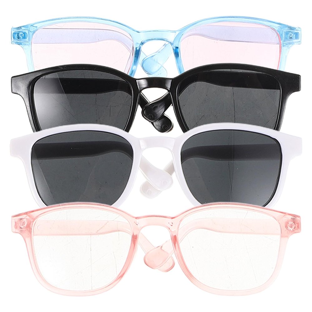 Alasum 4-Piece Sunglasses for Small Dogs, Puppies, and Cats