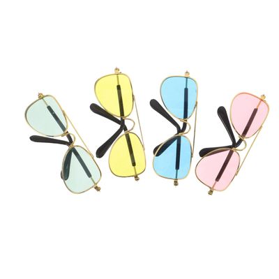 Abaodam 4-Piece Sunglasses for Small Pets