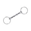SYUULCOI Stainless Steel Horse Bit, Flexible Jointed O-Ring Snaffle for Racing view 4