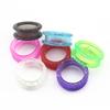 jojofuny 16-Piece Colorful Silicone Scissor Finger Rings view 4