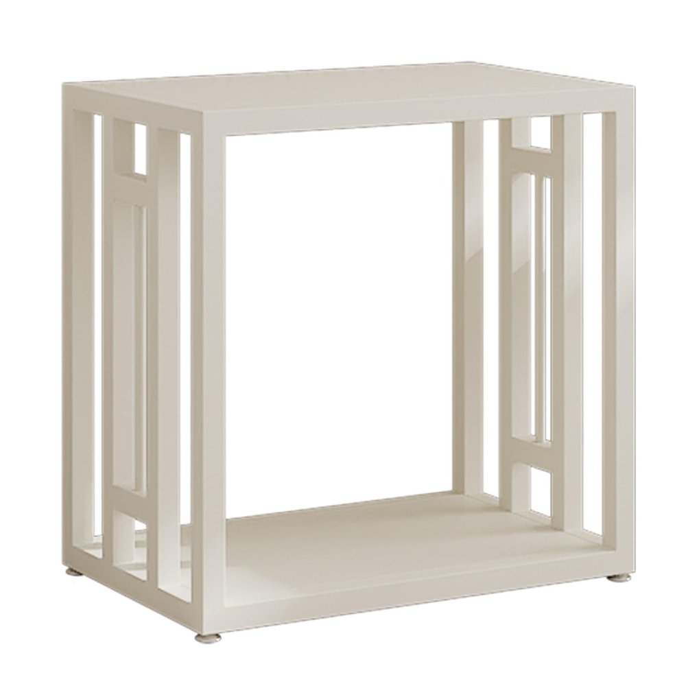 WPWSDWMX Aquarium Stand with Shelves, White, 50 × 30 × 70 cm