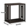 WPWSDWMX Aquarium Stand with Shelves, White, 50 × 30 × 70 cm view 2