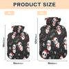 Hot Water Bottle with Fleece Cover, PVC, 2 L view 3