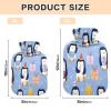 Hot and Cold Water Bottle with Fleece Cover, PVC, 2 Liters view 3